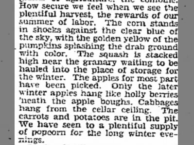 Description of Fall, 1931