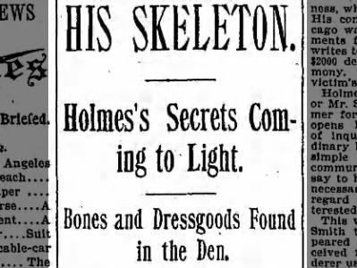 Holmes's Secrets Coming to Light