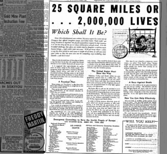 25 Square Miles Or 2,000,000 Lives