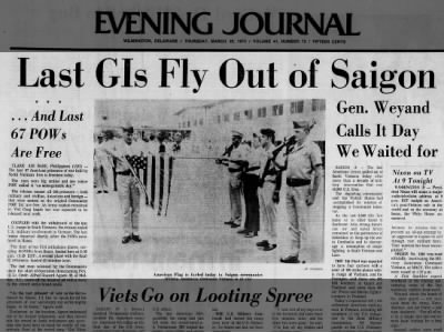 Last GIs Fly out of Saigon