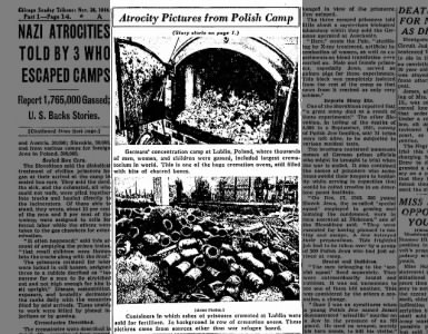 Atrocity Pictures from Polish Camp