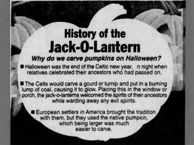 History of the Jack-O-Lantern
