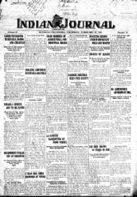 The Indian Journal front page